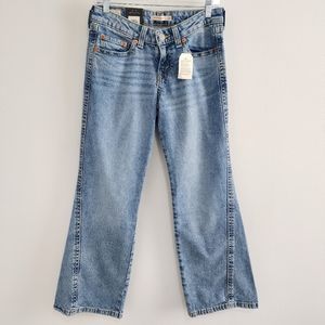 Levi's Jeans Womens 28 Blue Premium Retro Y2K Noughties Bootcut Low Rise